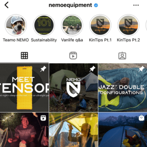 Nemo Equipment Instagram Feed